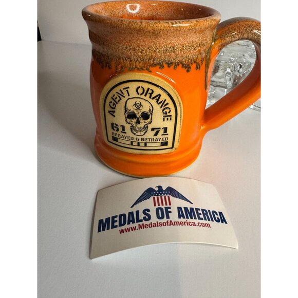 USA-Made Stoneware Mug – “Agent Orange | Sprayed & Betrayed 61–71” - Picture 3 of 13